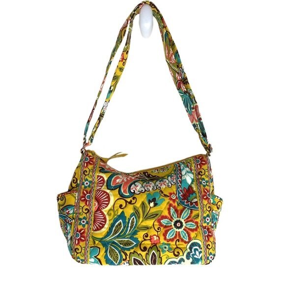 Vera Bradley Purse Retired Provençal Pattern Medium Shoulder Bag - Picture 3 of 10